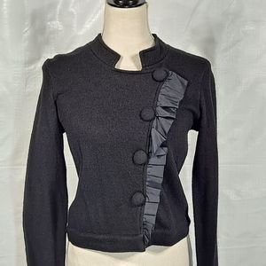 Anthropologie Sparrow Black Wool Cardigan